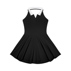 Women's Collared Halter A-Line Tennis Dress