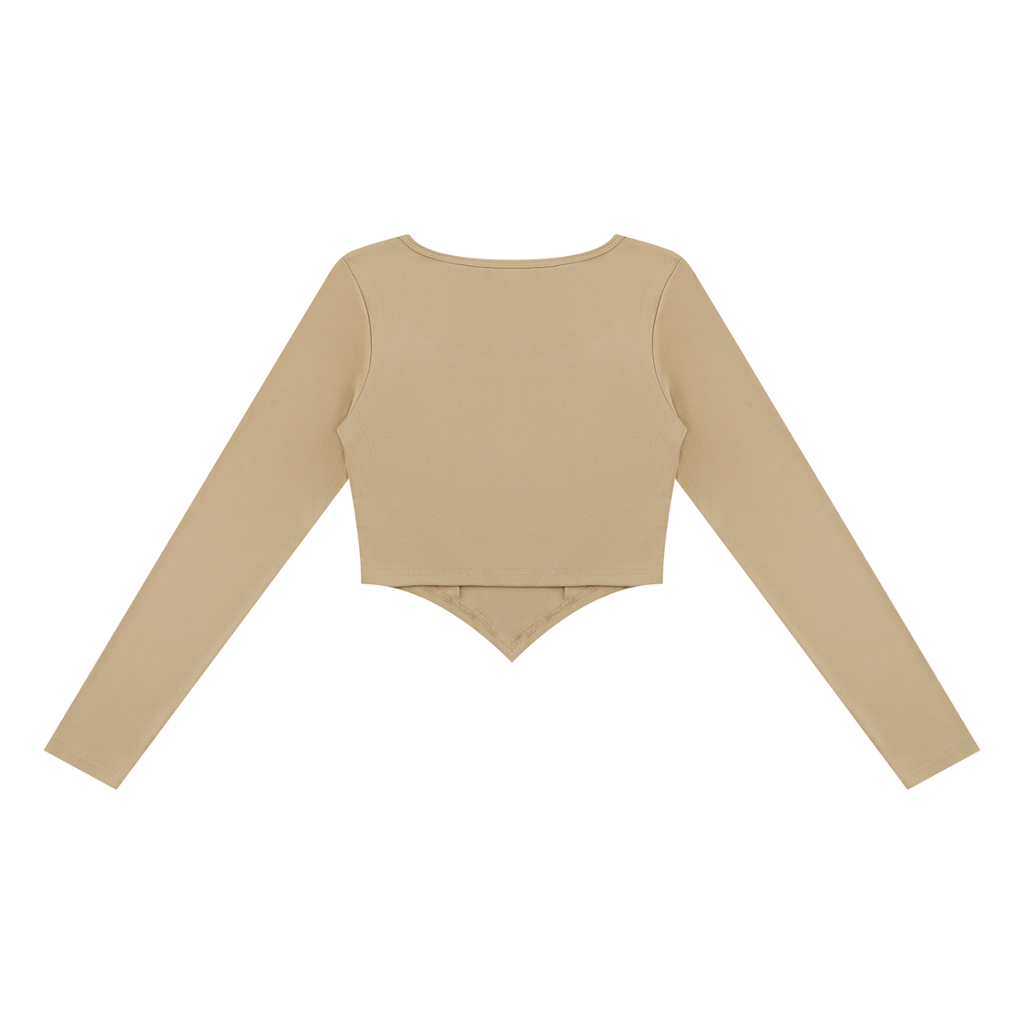 Women's Square Neck Cropped T-Shirt