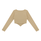 Women's Square Neck Cropped T-Shirt