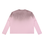 Unisex Vintage Wash Layered Paid T-Shirt