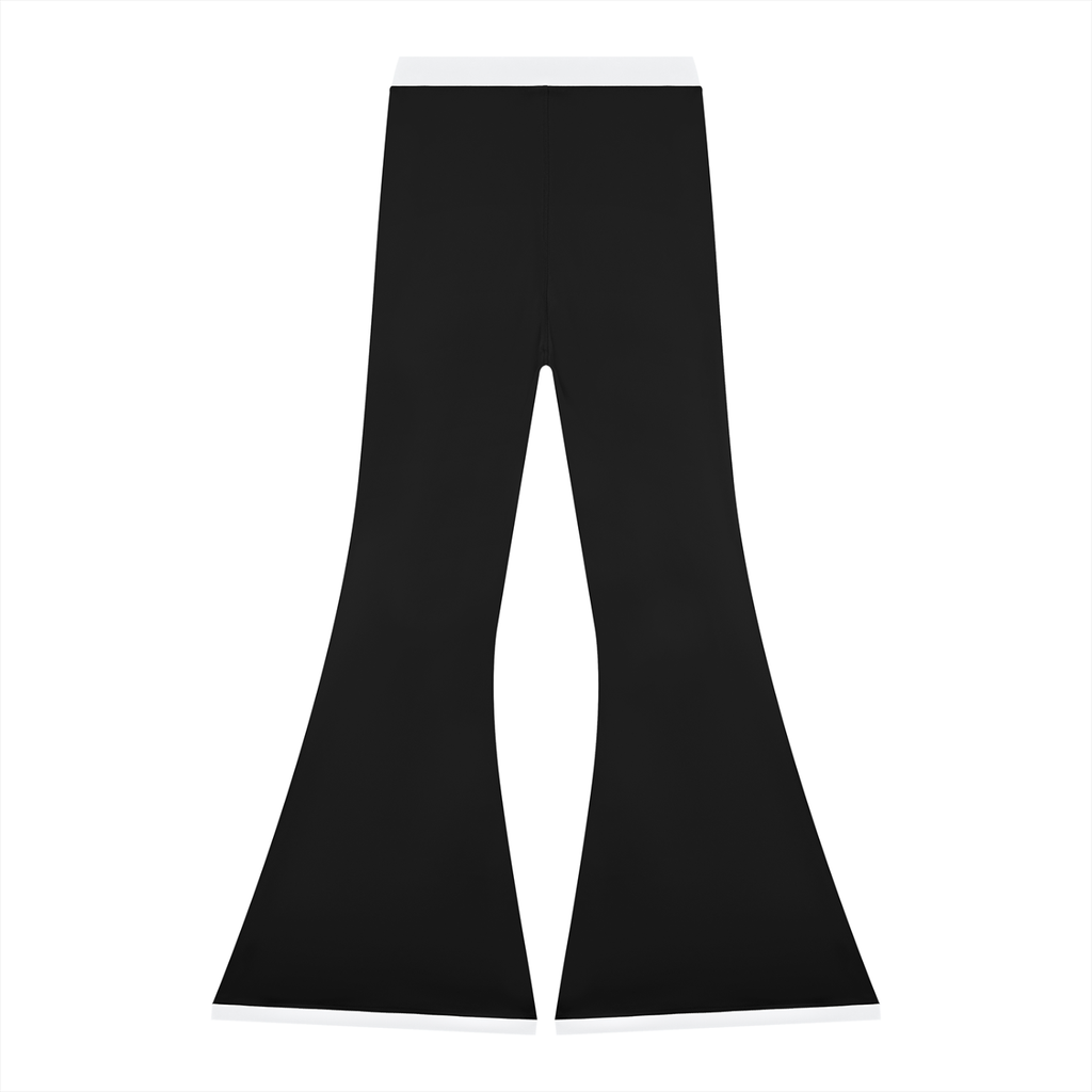 Women's Color Block Flared Yoga Leggings