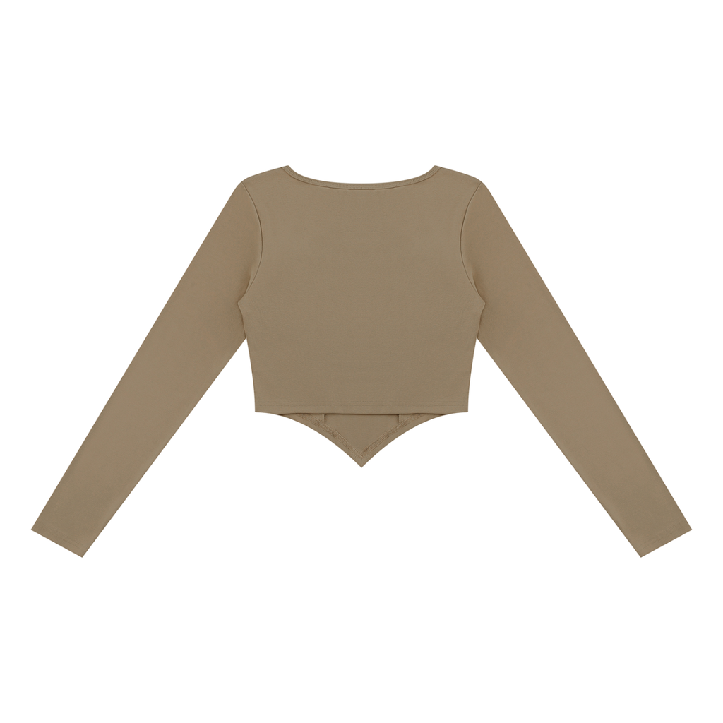 Women's Square Neck Cropped T-Shirt