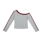 Women’s Color Block Off-the-Shoulder T-Shirt