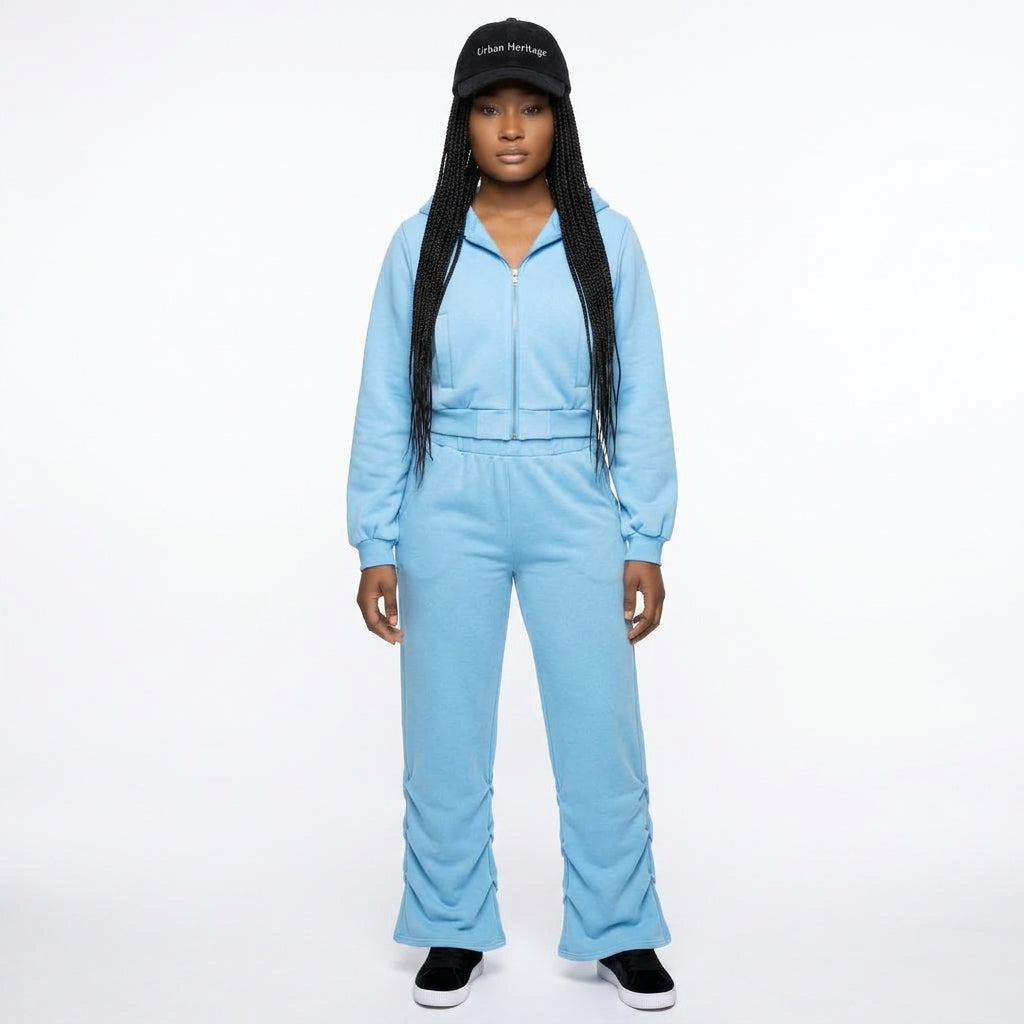 Women’s Vintage Wash Ruched Sweatpants