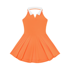 Women's Collared Halter A-Line Tennis Dress