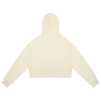 Cropped Zip-Through Hoodie