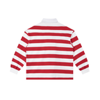 Color Block Stripe Polo Shirt