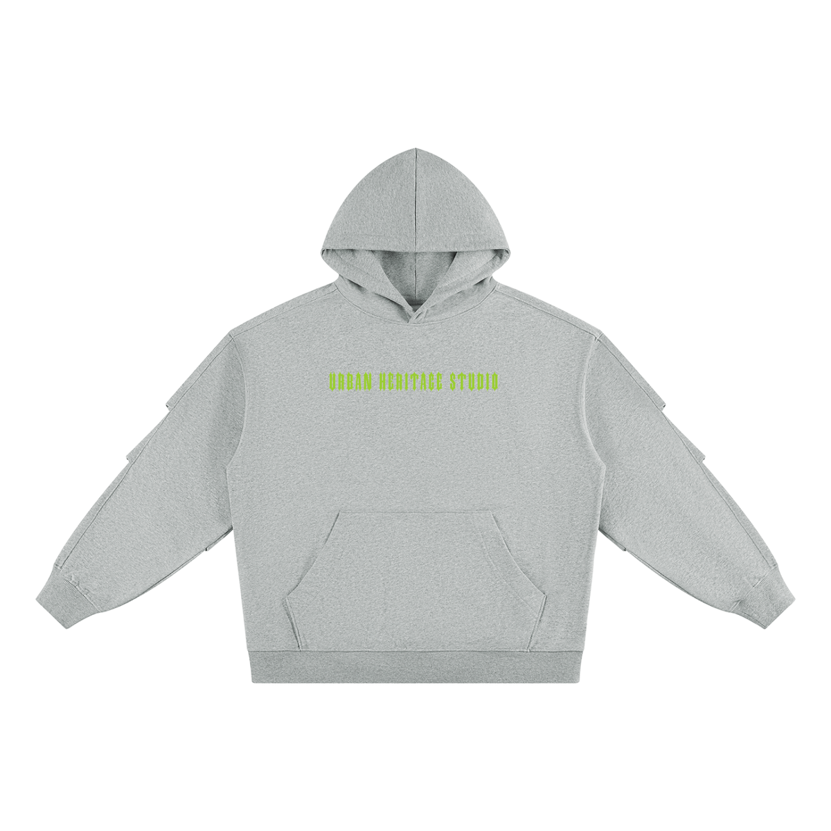 Unisex Heavyweight Ruched Sleeves Hoodie