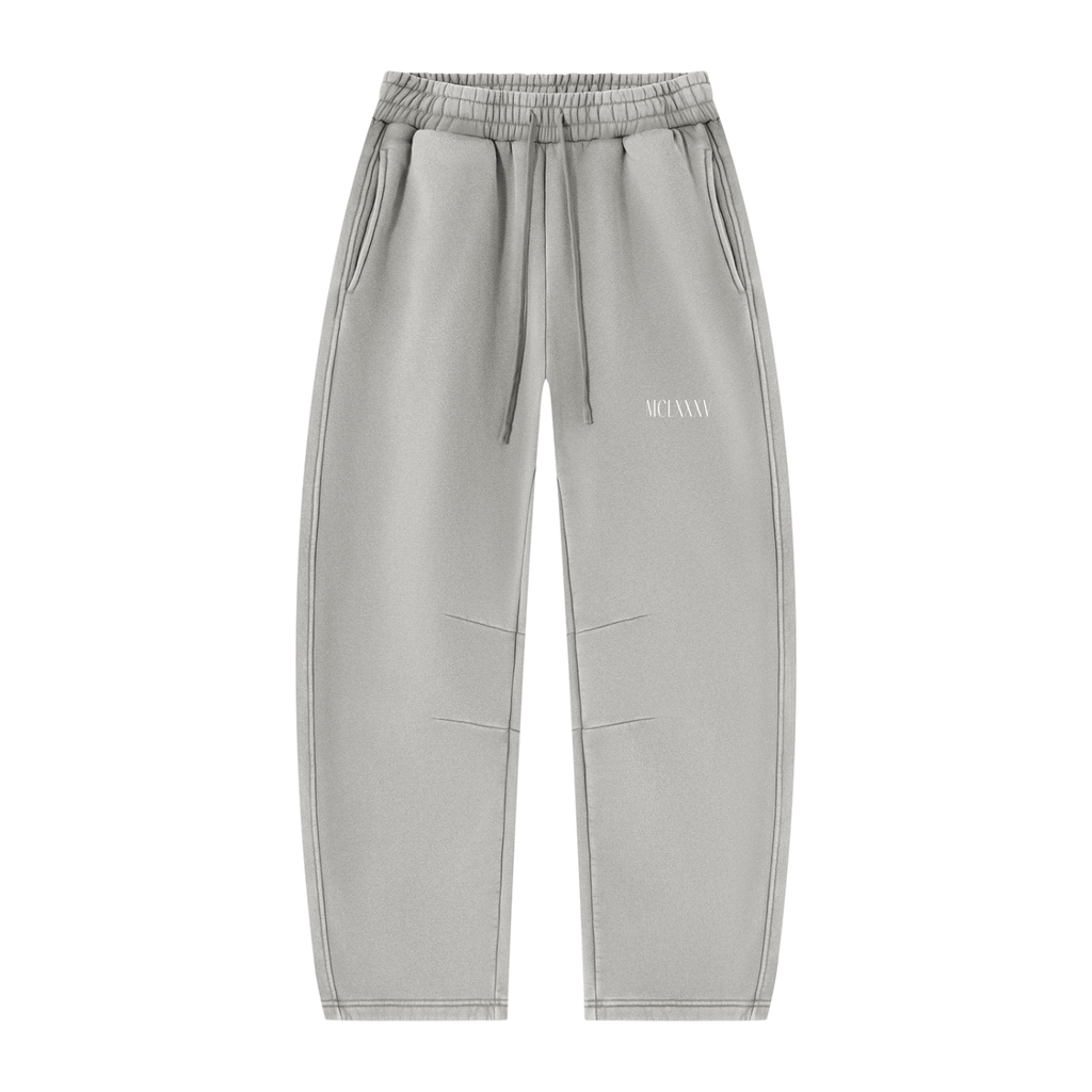Vintage Wash Barrel Leg Fleece Sweatpants