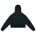 Cropped Zip-Through Hoodie