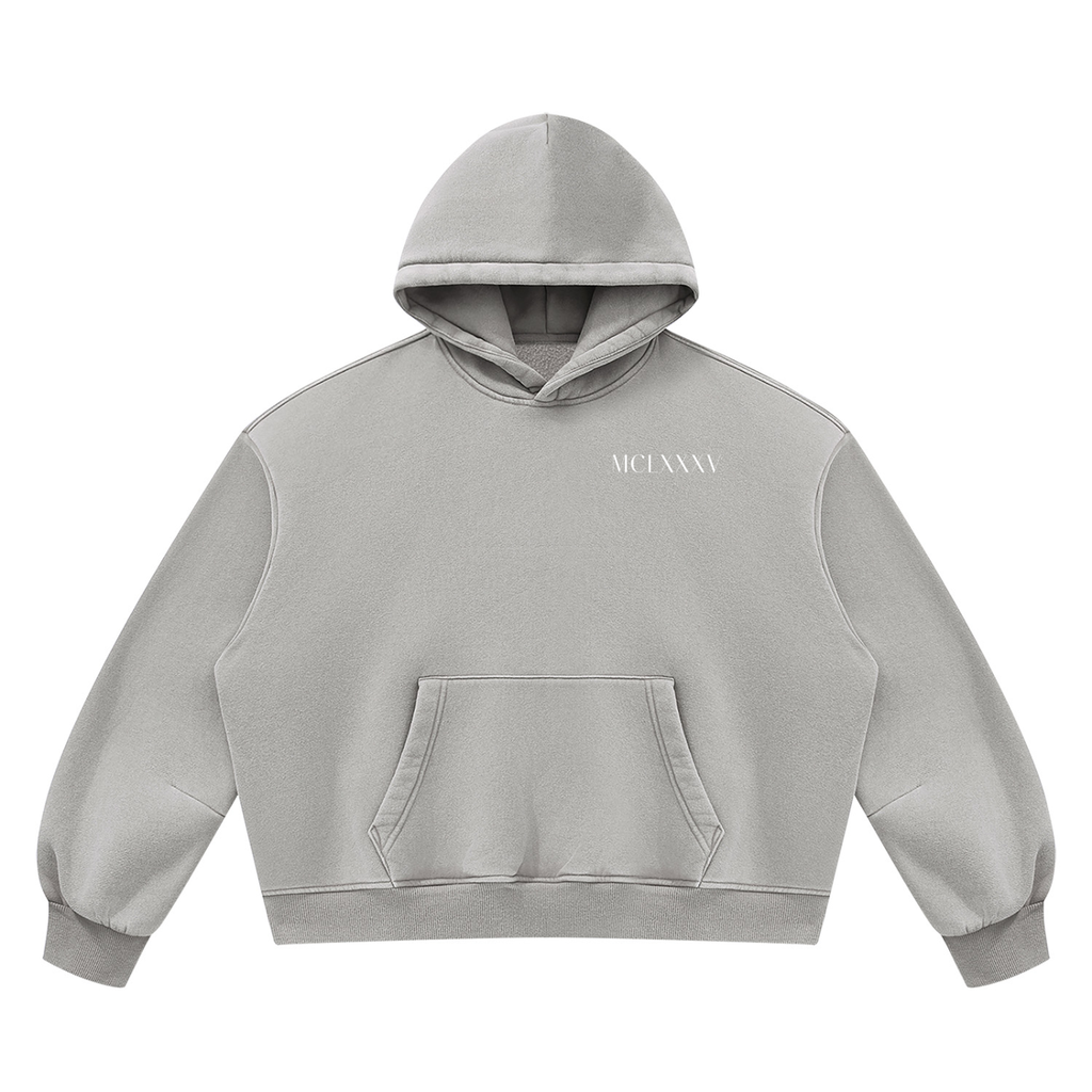 Vintage Wash Boxy Urban Heritage Fleece Hoodie