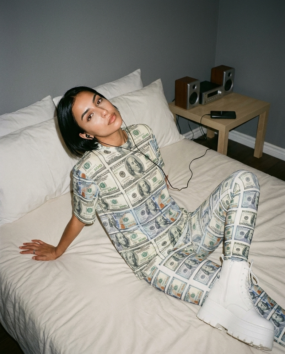 Oversized I luv money t-shirt