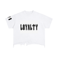 Vintage Wash Boxy Distressed Hem T-Shirt