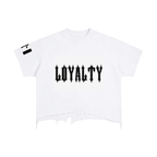 Vintage Wash Boxy Distressed Hem T-Shirt