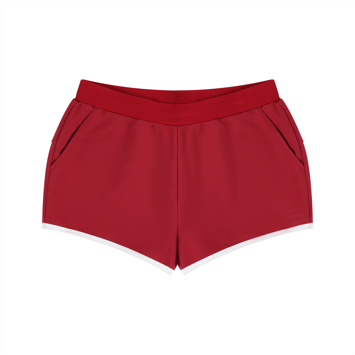 Women's Retro Contrast Binding Shorts