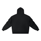 Unisex Heavyweight Ruched Sleeves Hoodie