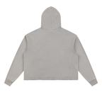 Vintage Washed Frayed-Hem Hoodie