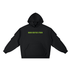 Unisex Heavyweight Ruched Sleeves Hoodie