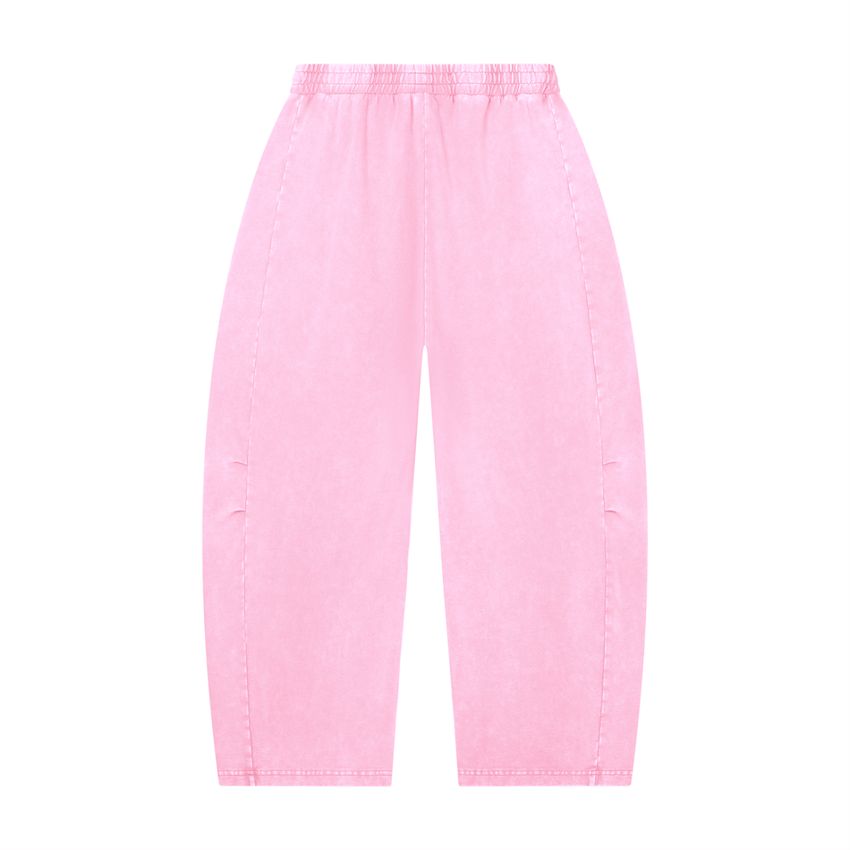 Unisex Mineral Wash Barrel Leg Pants