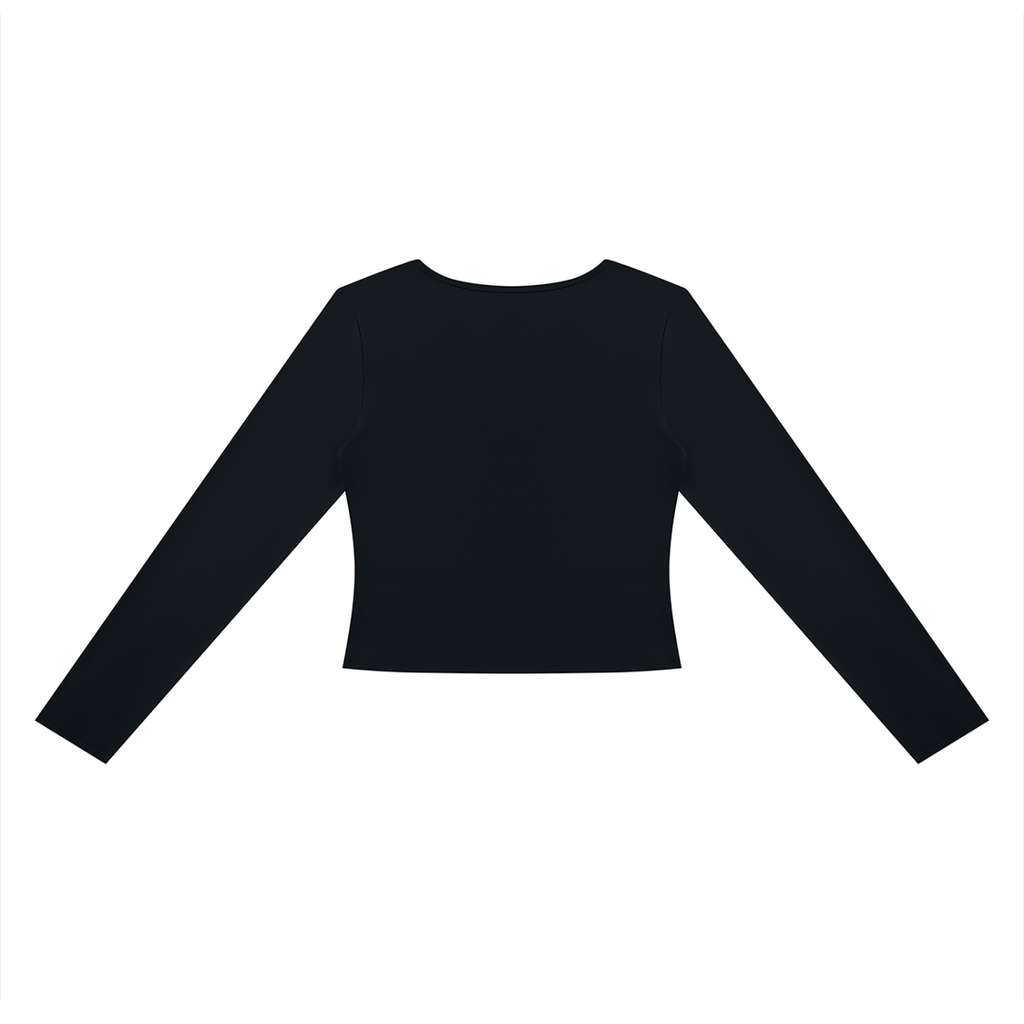 Women's Cutout Long Sleeve T-Shirt
